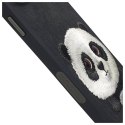 Nimmy etui iPhone 15 Pro 6.1" czarny/black Big Eyed Pet 2.0 Panda