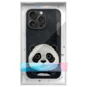 Nimmy etui iPhone 15 Pro 6.1" czarny/black Big Eyed Pet 2.0 Panda