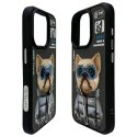 Nimmy etui iPhone 15 Pro 6.1" czarny/black Cool&Cute 2.0 Dog