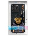 Nimmy etui iPhone 15 Pro 6.1" czarny/black Cool&Cute 2.0 Monkey