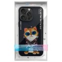 Nimmy etui iPhone 15 Pro 6.1" czarny/black Glasses Cool Cat