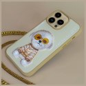 Nimmy etui iPhone 15 Pro 6.1" khaki Glasses Cool Dog