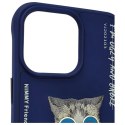 Nimmy etui iPhone 15 Pro 6.1" niebieski/blue Glasses Cool Cat