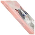 Nimmy etui iPhone 15 Pro 6.1" różowy/pink Big Eyed Pet 2.0 Cat