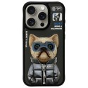 Nimmy etui iPhone 15 Pro Max 6.7" czarny/black Cool&Cute 2.0 Dog