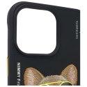 Nimmy etui iPhone 15 Pro Max 6.7" czarny/black Glasses Cool Dog