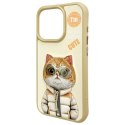 Nimmy etui iPhone 15 Pro Max 6.7" khaki Cool&Cute 2.0 Cat