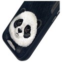 Nimmy etui iPhone 16 6.1" czarny/black Big Eyed Pet 2.0 Panda