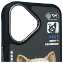 Nimmy etui iPhone 16 6.1" czarny/black Cool&Cute 2.0 Dog