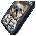 Nimmy etui iPhone 16 6.1" czarny/black Cool&Cute 2.0 Dog