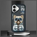 Nimmy etui iPhone 16 6.1" czarny/black Cool&Cute 2.0 Dog