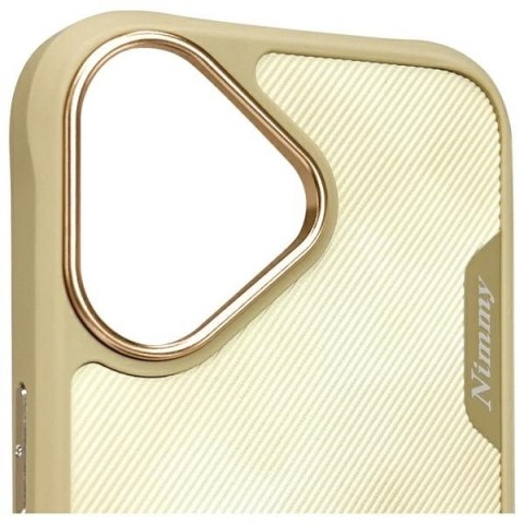 Nimmy etui iPhone 16 6.1" khaki Big Eyed Pet 2.0 Cat