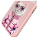 Nimmy etui iPhone 16 6.1" różowy/pink Cool&Cute 2.0 Cat