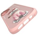 Nimmy etui iPhone 16 6.1" różowy/pink Glasses Cool Cat