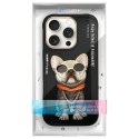 Nimmy etui iPhone 16 Pro 6.3" czarny/black Glasses Cool Dog