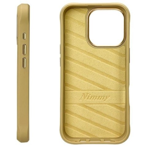 Nimmy etui iPhone 16 Pro 6.3" khaki Big Eyed Pet 2.0 Cat