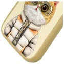 Nimmy etui iPhone 16 Pro 6.3" khaki Cool&Cute 2.0 Cat