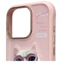 Nimmy etui iPhone 16 Pro 6.3" różowy/pink Cool&Cute 2.0 Cat