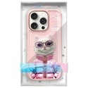 Nimmy etui iPhone 16 Pro 6.3" różowy/pink Cool&Cute 2.0 Cat