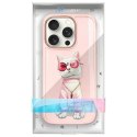 Nimmy etui iPhone 16 Pro 6.3" różowy/pink Glasses Cool Cat