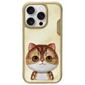 Nimmy etui iPhone 16 Pro Max 6.9" khaki Big Eyed Pet 2.0 Cat