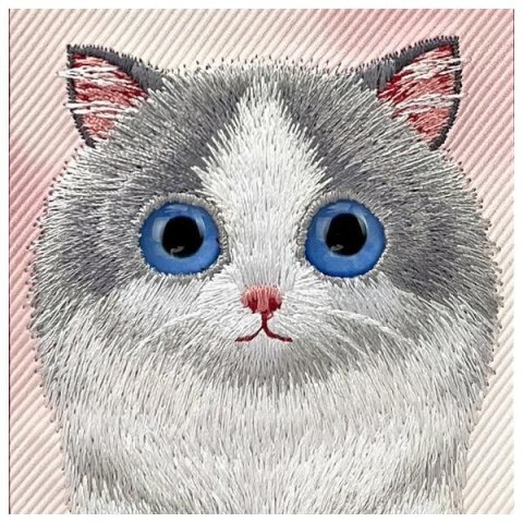 Nimmy etui iPhone 16 Pro Max 6.9 różowy/pink Big Eyed Pet 2.0 Cat