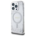 Guess GUHMP16LRGRGES iPhone 16 Pro 6.3" srebrny/silver hardcase Resin Gradient Glitter MagSafe