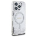 Guess GUHMP16LRGRGES iPhone 16 Pro 6.3" srebrny/silver hardcase Resin Gradient Glitter MagSafe