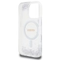 Guess GUHMP16LRGRGES iPhone 16 Pro 6.3" srebrny/silver hardcase Resin Gradient Glitter MagSafe