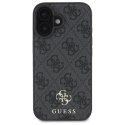 Guess GUHMP16SP4SM4MK iPhone 16 6.1" czarny/black hardcase 4G Small Classic MagSafe