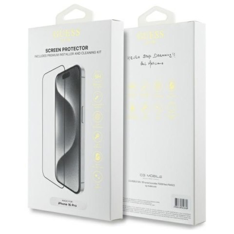 Guess GUTGP16LBOKGCIT iPhone 16 Pro 6.3" Screen Protector 2.5D Outline - ochrona wyświetlacza