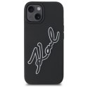 Karl Lagerfeld KLHCP15S3DRKSDLK iPhone 15 6.1" czarny/black hardcase 3D Rubber Signature