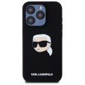 Karl Lagerfeld KLHMP15XSKHPPLK iPhone 15 Pro Max 6.7" czarny/black hardcase Silicone Karl Head Print MagSafe