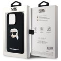 Karl Lagerfeld KLHMP15XSKHPPLK iPhone 15 Pro Max 6.7" czarny/black hardcase Silicone Karl Head Print MagSafe