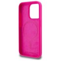 Karl Lagerfeld KLHMP15LSKHPPLF iPhone 15 Pro 6.1" fuksja/fuschia hardcase Silicone Karl Head Print MagSafe