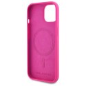 Karl Lagerfeld KLHMP15SSKHPPLF iPhone 15 6.1" fuksja/fuschia hardcase Silicone Karl Head Print MagSafe