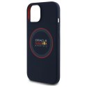 Red Bull RBHMP14S24SIILVR iPhone 14 6.1" hardcase granatowy/navy Silicone Red Ring MagSafe