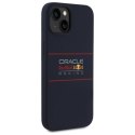 Red Bull RBHMP15S24SIHSRV iPhone 15 6.1" hardcase granatowy/navy Silicone Horizontal Logo MagSafe