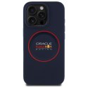 Red Bull RBHMP16X24SIILVR iPhone 16 Pro Max 6.9" hardcase granatowy/navy Silicone Red Ring MagSafe