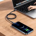 USAMS Kabel U71 USB-C na Lightning 3m 20W PD Fast Charge czarny/black SJ523USB01 (US-SJ523)