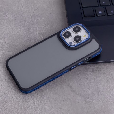 Nakładka Crystal Black do iPhone 16 Plus 6,7" niebieska