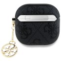 Guess GUA4G4GSMK AirPods 4 cover czarny/black 4G Charm Collection