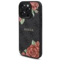 Guess GUHMP16XP4ROPEMCK iPhone 16 Pro Max 6.9" czarny/black hardcase 4G Flowers Print MagSafe