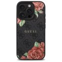 Guess GUHMP16XP4ROPEMCK iPhone 16 Pro Max 6.9" czarny/black hardcase 4G Flowers Print MagSafe