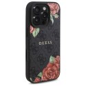 Guess GUHMP16XP4ROPEMCK iPhone 16 Pro Max 6.9" czarny/black hardcase 4G Flowers Print MagSafe