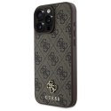 Guess GUHMP16XP4SM4MW iPhone 16 Pro Max 6.9" brązowy/brown hardcase 4G Small Classic MagSafe