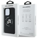 Karl Lagerfeld KLHMP16XSKCHTCK iPhone 16 Pro Max 6.9" czarny/black hardcase Silicone Karl&Choupette Heads MagSafe