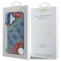 Guess GUHMP16SP4ROPEMCB iPhone 16 6.1" niebieski/blue hardcase 4G Flowers Print MagSafe