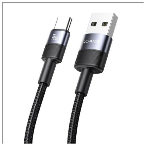 USAMS Kabel USB-A na USB-C 3A 1,2m Aluminum Alloy Data Cable SY Series SJ718USB01 (US-SJ718)