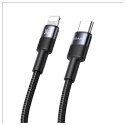 USAMS Kabel USB-C na Lightning 30W 1.2m Aluminum Alloy Data Cable SY Series SJ729USB01 (US-SJ729)